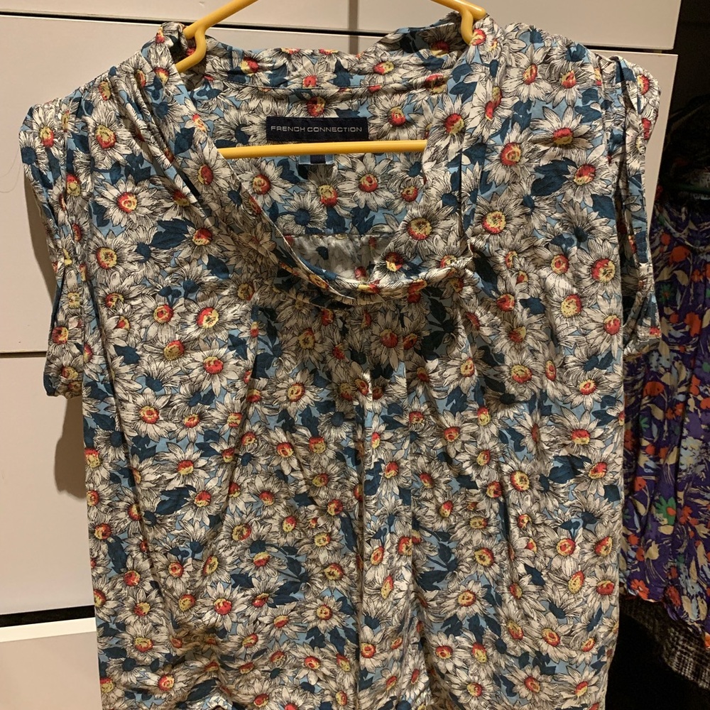 French Connection Scoop neck blouse